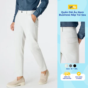 Quần Dài Nam YODY, Quần Âu Nam Business Nắp Túi Sau TRA - MOTR25S053