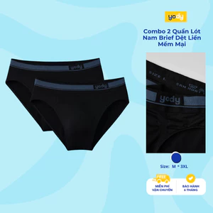 Quần Lót Nam Yody Brief Dệt Liền Mềm Mại TRA MCUN25A009