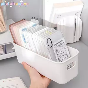 Khung Ảnh Đa Năng Để Bàn Hộp Bảo Quản Đồ Vệ Sinh Mỹ Phẩm Đồ Lặt Vặt Nhựa Tổ Chức Bảo Quản Hộp Ngăn Kéo Tổ Chức VN