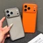 Ốp Điện Thoại Bốn Góc Dopamine Màu Trơn Cho iPhone 17 Pro Max 17 Air 16 Plus 15 14 13 12 11 Vỏ Bảo Vệ Chống Sốc