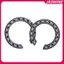 JASMINE 104mm 94mm inch Kích thước đàn Guitar PVC cứng Vòng tròn lỗ âm thanh Rosette Inlay JASMINE