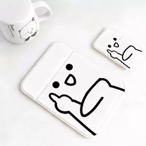 vẽ tay tố giảnGương Mini Xách Tay Gấp Gọn Da PU Nhiều Màu Pastel Phù Hợp Du Lịch
