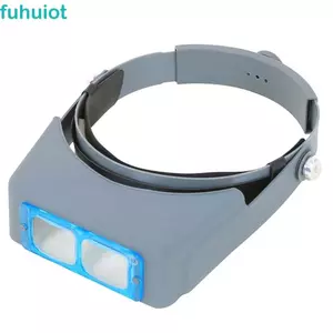 Kính lúp FUHUIOT gắn trên đầu chuyên nghiệp để sửa chữa đồng hồ Trang sức Optivisor Ống kính đơn Kính mắt