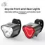 Đèn pha xe đạp 500 Lumen có đèn LED COB Đèn trước xe đạp leo núi chống nước