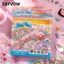GETVOW Nhãn dán cảnh thu nhỏ, Nhãn dán phong cảnh PET 10 cảnh, Cửa hàng chủ đề Hiệu sách Magic Shop Bưu điện Nhãn dán bánh Sách Quà tặng trẻ em