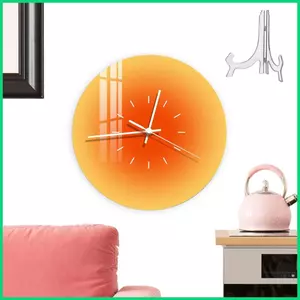 Thẩm Mỹ Đồng Hồ Treo Tường Thẩm Mỹ Đồng Hồ Hoàng Hôn Sáng Tạo Chuyển Đổi Ngày Lễ Quà Tặng Đồng Hồ Treo Tường Trang Trí Nhà Cửa Cho jiwvn