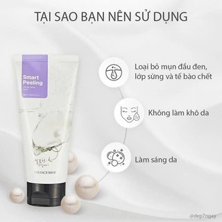 Tẩy Tế Bào Chết The Face Shop Smart Peeling White Jewel 120ml | Hà Nhung Skincare