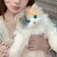 Bigapple Dễ Thương Mô Phỏng Mèo Nhà Thiết Kế Bapa Nữ Kawaii Mềm Mại Sang Trọng Hợp Thời Trang Bapa Ví Nữ Đi Học Quà Tặng Cho Bé Gái RDG