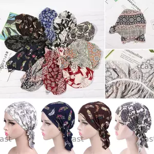 Mũ quấn đầu CAST Mũ beanie thời trang Khăn quàng cổ Ung thư Mũ hóa trị