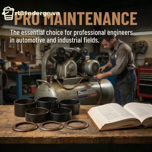 GE Low Noise Oil Free Airpressor Xi lanh tay áo có vòng Piston Bền thay thế với máy bơm chân không phòng thí nghiệm VN