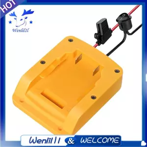 Bộ chuyển đổi DIY cho pin Lithium 18V 20V có cầu chì Bộ chuyển đổi 12AWG cho DCB206 Dễ sử dụng