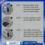 Bộ lọc không khí tủ lạnh 4 chiếc cho EAFCBF PAUL 242061001 241754001 Tủ lạnh Tủ đông Bộ lọc không khí than hoạt tính