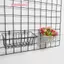 Giỏ đựng đồ trang trí bằng kim loại DIY Lưới sắt Chậu hoa Kệ treo tường Nghệ thuật Khung treo lưới Màn hình Ra Trang trí nhà cửa