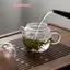 Ấm trà thủy tinh trong suốt Mini 150ml / 5oz Borosilicate cao cho đồ uống nóng Ấm trà cho một người Sử dụng trà Kung Fu cho văn phòng tại nhà Cafe