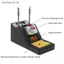 SRVN C210 C245 115 Bộ dụng cụ sắp xếp tay cầm bằng sắt hàn với áo lót cáp DC xốp dành cho kỹ thuật viên tại nhà Xưởng lưu trữ dụng cụ.