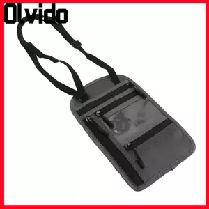 Hộp đựng hộ chiếu OLVIDO, Ví cổ chống nước bằng Nylon, Túi đựng hộ chiếu chống trộm có lớp bền bỉ Sử dụng khi du lịch