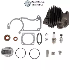 Bộ pít-tông xi lanh FANIELLAPOWELL, Phốt dầu xi lanh hợp kim nhôm, Bộ đệm bugi cắm lấp lánh cho Stihl 026 MS260 MS260C 026PRO Cưa xích Stihl