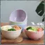 5 Chiếc 12cm Ngũ Cốc Bát Rơm Lúa Mì Không Thể Phá Vỡ Có Thể Tái Sử Dụng Bát Bát Canh Bát Đựng Mì Bát Trộn