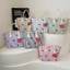 SQ11 Túi tote thời trang hoạt hình dễ thương và nhẹ mới có in hình ngựa túi đi lại dễ thương và đa năng
