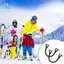 2 Chiếc Đầu Trượt Tuyết Đầu Kết Nối Ván Trượt Tuyết Kẹp Ván Trượt Tuyết Thể Thao Ngoài Trời Giá Đỡ Ván Trượt Tuyết Kết Nối, Đen