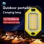 Đèn LED làm việc di động với nam châm đôi Đèn pin sạc có thể điều chỉnh để sạc xanh di động