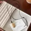 HFSHY 1 Cái Có Thể Điều Chỉnh Dây Sáp Dài Áo Len Dây Xích Thời Trang Hàn Quốc Nhiều Màu Men Rỗng Ra Nước Thả Mặt Dây Chuyền Nelaces Cho Nữ VN