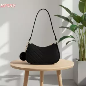 HFSHY 1 Cái Đơn Giản Nhẹ Cân Nách Túi Nữ Mini Nỉ Túi Đeo Vai Công Thái Học Nách Saddlebag Ví Túi Đeo Vai VN