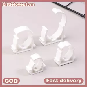 Littleloves1 20 Chiếc Nhựa PPR Kẹp Giá Đỡ Cho Ống Nước Phụ Kiện Có Nắp Đường Kính 16mm 20mm 25mm 32mm VN