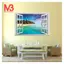 3D Ocean Nature Sea View Bức Tranh Tường Cửa Sổ Trang Trí Nhà Miếng Dán Hình Phòng poster Nghệ Thuật