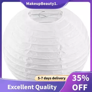 Đèn lồng / đèn giấy trắng Trung Quốc / Nhật Bản Đường kính 8 "