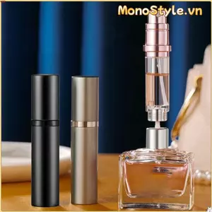 MONOSTYLE 5ml Nước hoa Atomizer Mini Nhôm di động Chai có thể đổ lại rỗng