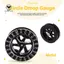 Dụng cụ sửa chữa ô tô RC- RC Circle Droop Gauge Stroke Gauge Bộ điều chỉnh thước đo có thể điều chỉnh cho tỷ lệ 1 / 10