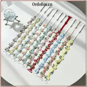ORDOBOX 1 Cặp Dây Đeo Áo Ngực Hoa, Dây Đeo Vai Co Giãn Có Thể Điều Chỉnh, Hoa Ren Chống Trơn Trượt Sáng Tạo Có Viền Ren Thắt Lưng Vai Hoa Nữ