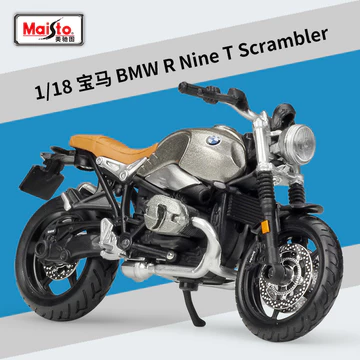 Meritor Hình 1: 18 BMW BMW R Nine T Scrambler Mô Hình Xe Máy Mô Phỏng Hợp Kim Xe Mô Hình