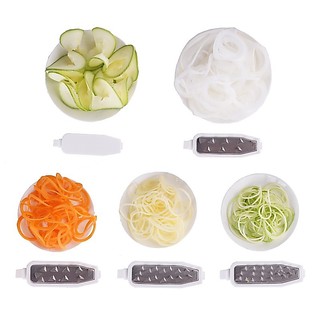 4 Blade Spiralizer Folding Veggie Pasta & Spaghetti Potato Vegetable Spiral Cutter Zucchini Slicer