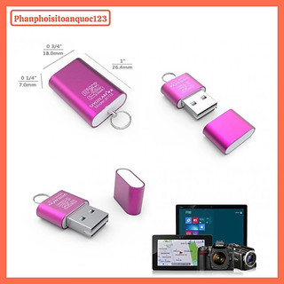 Đầu Đọc Thẻ Nhớ USB 2.0 SiyoTeam T18 – Reader Hỗ Trợ Đọc MicroSD Trên Laptop, Máy Tính, PC