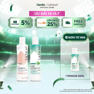Bộ DDVS Phụ Nữ Lactacyd Cool Sensation 250ml + Lactacyd Pro Sensitive 250ml