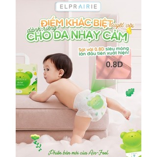 Combo 4 Tã/Bỉm Quần ELPRAIRIE Air Feel Mềm Mại Cho Da Nhạy Cảm, Không Gây Kích Ứng, Chống Tràn Tối Ưu-Đủ Size M38-XXL20