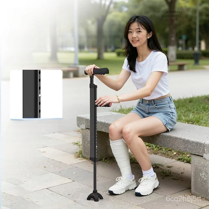Gậy chống cho người già, gậy chống y tế, gậy chống ngã cho thanh thiếu niên, dụng cụ hỗ trợ đi lại nhẹ dùng trong nhà, g