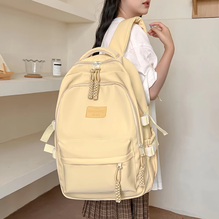 Trận Đấu Lớn Học Sinh Trung Học Cơ Sở Schoolbag Nhật Bản Nữ Đơn Giản Trăm Học Sinh Dung Tích Cô Gái Ba Lô Lớn Ba Lô Ba Lô Ba Lô Ba Lô – 2