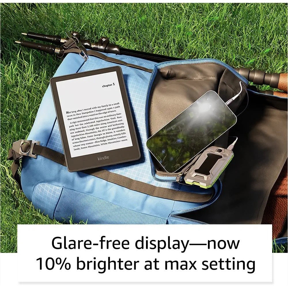 Máy đọc sách Kindle Paperwhite 5 (Tặng bao da hoặc ốp lưng) 6.8 inch chống nước đèn vàng - 11th Gen PPW5 | BigBuy360 - bigbuy360.vn