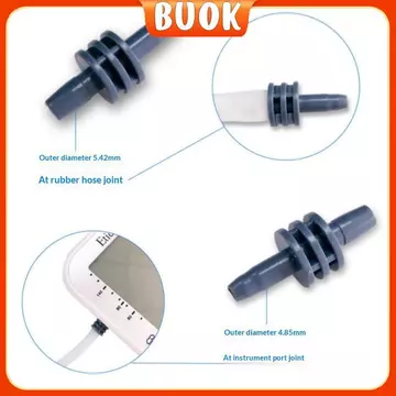 BUOK 1 Chiếc Kỹ Thuật Số Huyết Áp Theo Dõi Cánh Tay Vòng Tay Đầu Nối Ống Đơn Thay Thế Cho Cánh Tay Đo Đo Đo Đo Huyết Áp BUOK