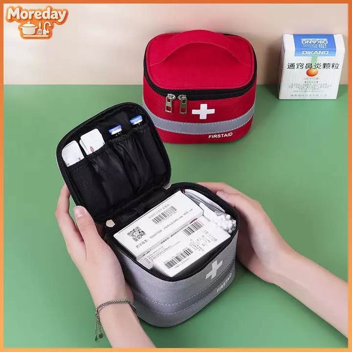 MOD Dung Tích Lớn Túi Bảo Quản Thuốc Di Động Bộ Y Tế Gia Đình Bộ Sơ Cứu Túi Sinh Tồn Túi Khẩn Cấp Cho Ô Tô VN