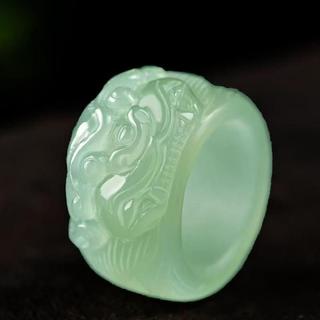 Men's Gemstone Feng Shui Ring by gaopengmanzuo.vn