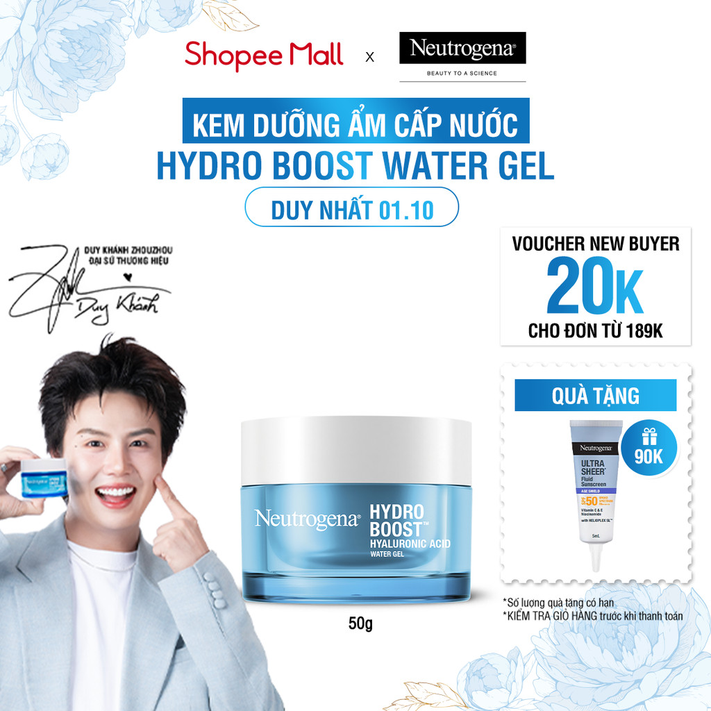 Kem dưỡng ẩm cấp nước Neutrogena® Hydro Boost Hyaluronic Acid Water Gel (50g)