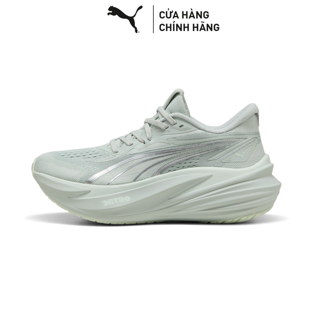 Giày Chạy Bộ PUMA Nữ MagMax NITRO 2 Wns Créme De Mint-Sage Glow Màu Xanh Lá