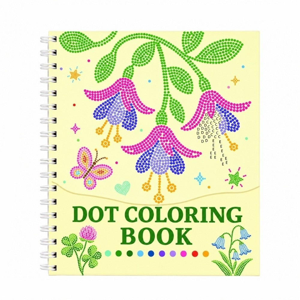 KANGNKA 10 Sheets Coloring Book, 24 Unique Patterns Botanical Patterns ...