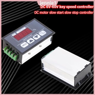 Soft Start Stop Bộ điều khiển màn hình kỹ thuật số Bộ điều khiển tốc độ động cơ DC 6-60V 30A [jennie1.vn]