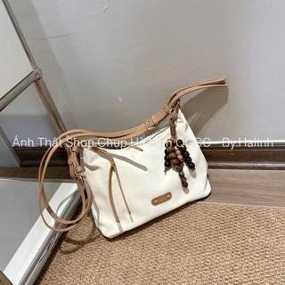 CHIO2nd - Charm Chuỗi Hạt Túi đeo vai Chio Da Mềm Quai Kép Charm chuỗi hạt HS281