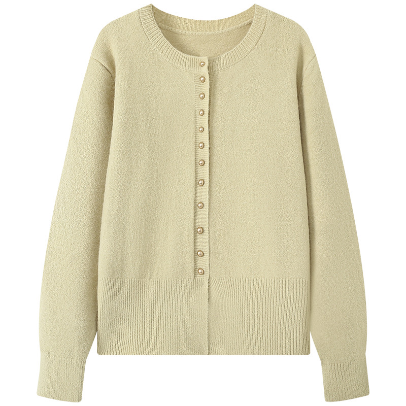 Mutu Retro Pháp Dệt Kim Cardigan Áo Len Nữ Mùa Xuân 2026 Thiết Kế Phong Cách Mới Niche Tính Khí Ngắn Top